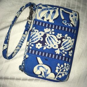 Vera Bradley Wristlet and Mini makeup bag
